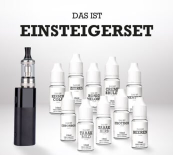 Einsteigerset E-Zigarette & Liquid