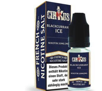 Blackcurrant Ice Nikotinsalz Liquid Authentic CirKus