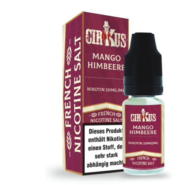 Mango Himbeere Nikotinsalz Liquid Authentic CirKus