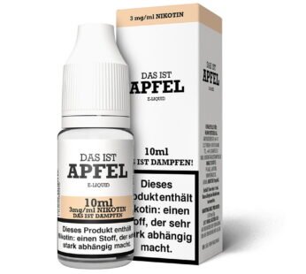 Apfel Liquid Das ist Dampfen